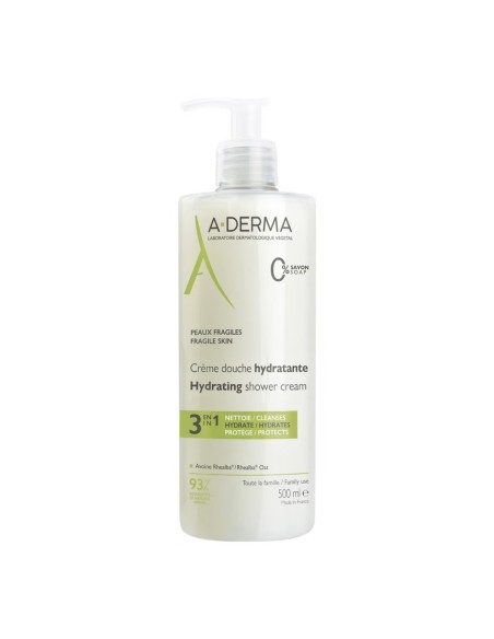 A-Derma Duschcreme Feuchtigkeitsspendend 500ml A-Derma Duschcreme Feuchtigkeitsspendend 500ml