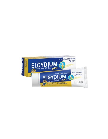 Elgydium Kids Gel Zahnpasta Bananengeschmack 50ml