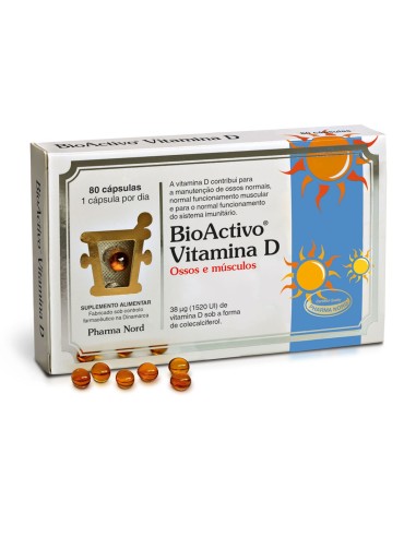 BioActivo Vitamina D 80 Kapseln