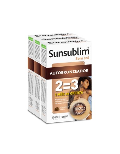 Nutreov Sunsublim Selbstbräuner 2x28Kappen