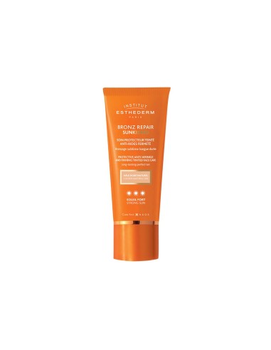 Institut Esthederm Bronz Repair Soin Schützer Teinté Anti-Rides Fermeté Soleil Fort 50ml
