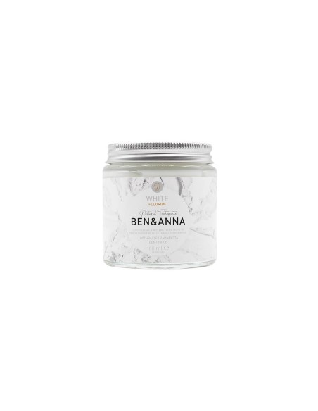 Ben & Anna Natural Toothpaste Whitener Weiß mit Fluor 100ml Ben & Anna Natural Toothpaste Whitener Weiß mit Fluor 100ml