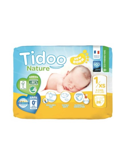 Tidoo Neugeborenen-Windeln 1XS (2-5Kg) 26St Tidoo Neugeborenen-Windeln 1XS (2-5Kg) 26St