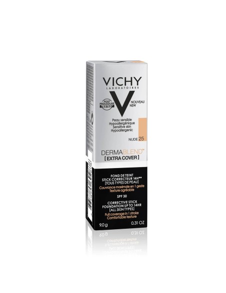 Vichy Dermablend Extra Cover Foundation Stick 14h 25 Nude 9g Vichy Dermablend Extra Cover Foundation Stick 14h 25 Nude 9g