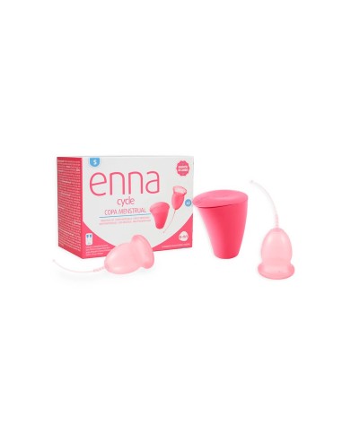 Enna Cycle Menstruationstasse Größe S 2 Einheiten + Sterilisatorbox