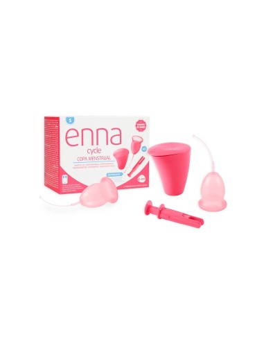 Enna Cycle Menstruationstasse Größe S 2 Einheiten + Sterilisatorbox + Applikator