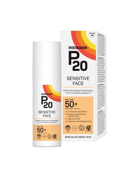 P20 Sonnenschutz Sensible Gesicht SPF 50+ Creme 50g