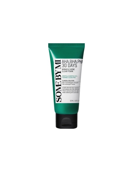 Some By Mi AHA-BHA-PHA 30 Days Miracle Acne Clear Foam 50ml Some By Mi AHA-BHA-PHA 30 Days Miracle Acne Clear Foam 50ml