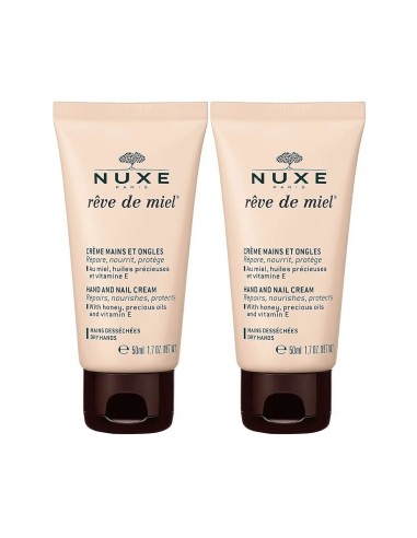 Nuxe Rêve de Miel Hand- und Nagelcreme 2x50ml