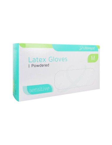 Empfindliche Latexhandschuhe Größe M x 100 Einheiten