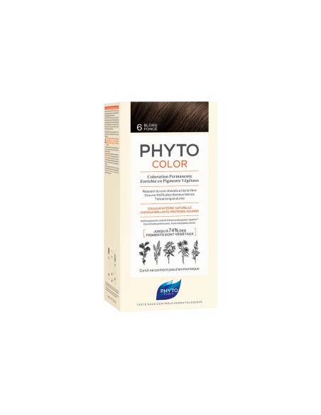 Phyto Color Permanent Färbung mit Gemüsepigmenten 6 Dunkelblond Phyto Color Permanent Färbung mit Gemüsepigmenten 6 Dunkelblond