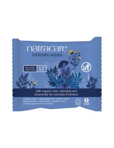 Natracare Intime Wipes X12-Einheiten