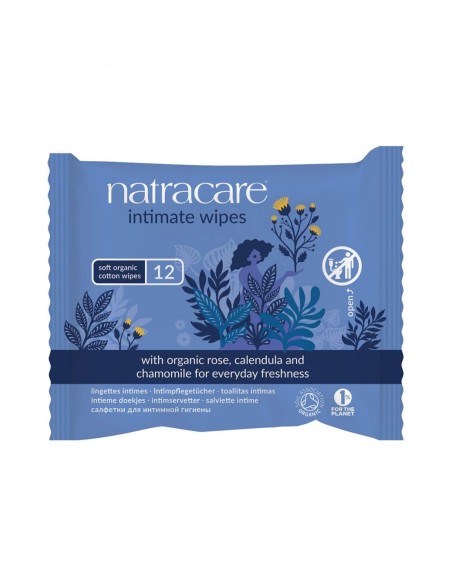 Natracare Intime Wipes X12-Einheiten