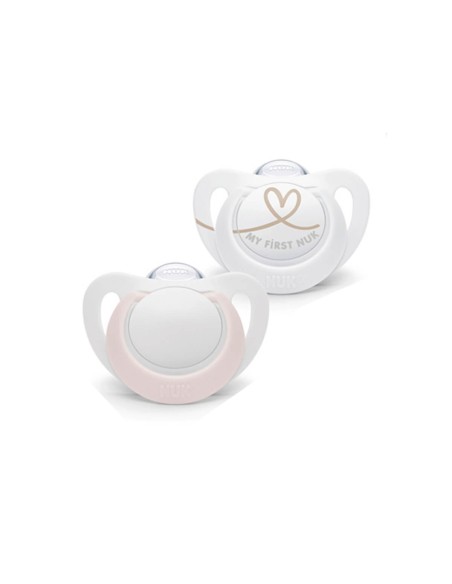 NUK Star Silikon Schnuller 0-6M x2 NUK Star Silikon Schnuller 0-6M x2