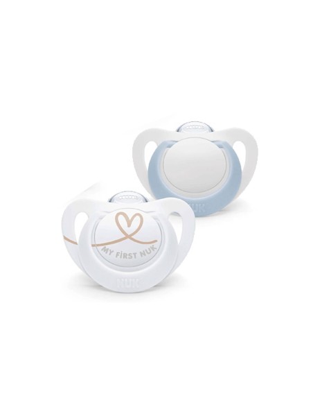 NUK Star Silikon Schnuller 0-6M x2 NUK Star Silikon Schnuller 0-6M x2