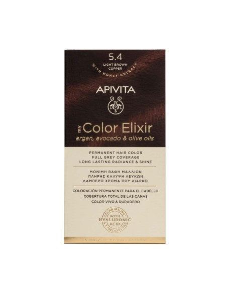 Apivita My Color Elixir 5.4 Helles kupferfarbenes Braun