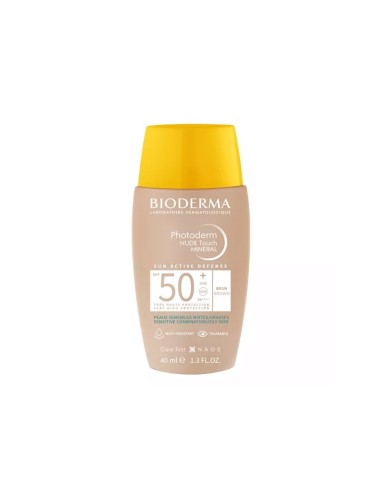 Bioderma Photoderm Nude Touch Mineral SPF50 Brauner 40ml