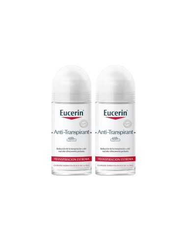 Eucerin Antitranspirant 48H Rolle auf 50mlx2
