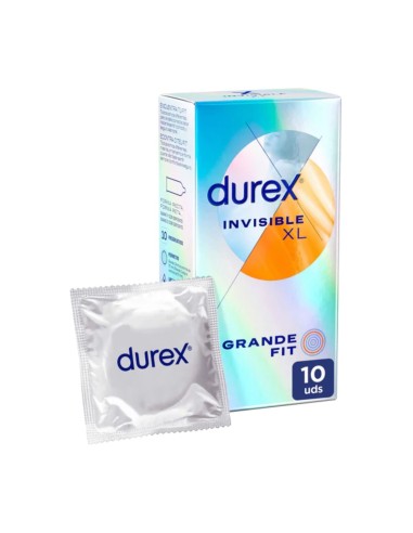 Durex Invisible XL Große Passform 10 Stück