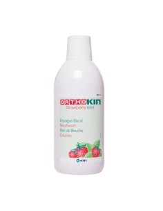 Kin Orthokin Mundspülung Erdbeere-Minze 500ml