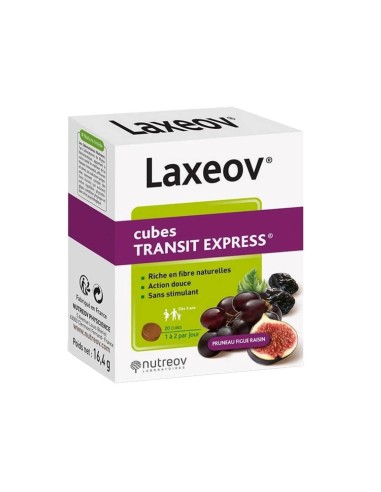 Nutreov Laxeov Prune Feige 20 Würfel