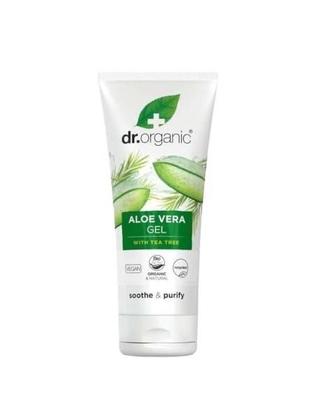 Dr.Organic Bio Aloe Vera Gel mit Teebaumöl und Arnika 200ml