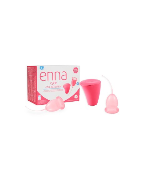 Enna Cycle Menstruationstasse Größe L 2 Einheiten + Sterilisatorbox Enna Cycle Menstruationstasse Größe L 2 Einheiten + Sterilisatorbox