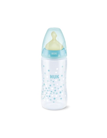 NUK First Choice Latex Temperaturanzeigeflasche 6 + M L 300ml NUK First Choice Latex Temperaturanzeigeflasche 6 + M L 300ml