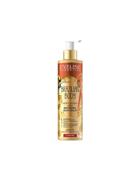 Eveline Cosmetics Brazilian Body Moisturizing and Bronzing Body Balm 200ml Eveline Cosmetics Brazilian Body Moisturizing and Bronzing Body Balm 200ml