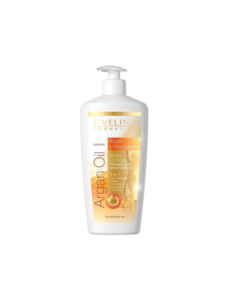 Eveline Cosmetics Argan Oil Body Lotion Firming and Moisturisinggkeitsspendend 350ml Eveline Cosmetics Argan Oil Body Lotion Firming and Moisturisinggkeitsspendend 350ml