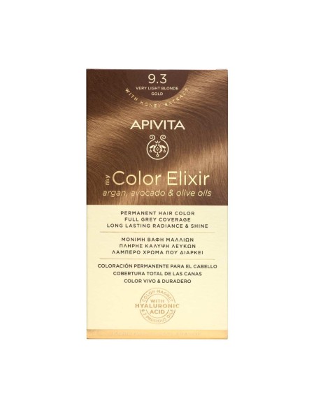 Apivita My Color Elixir 9.3 Very Light Blonde Gold Apivita My Color Elixir 9.3 Very Light Blonde Gold