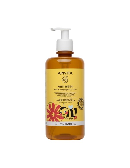 Apivita Mini Bees Gentle Kids Hair and Body Wash 500ml Apivita Mini Bees Gentle Kids Hair and Body Wash 500ml