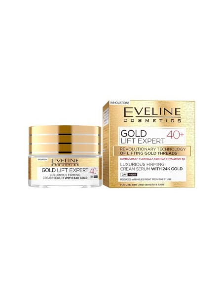 Eveline Cosmetics Gold Lift Expert 40+ Luxurious Firming Cream Serum 50ml Eveline Cosmetics Gold Lift Expert 40+ Luxurious Firming Cream Serum 50ml