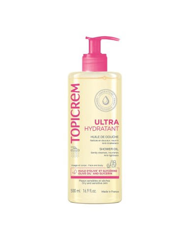 Topicrem Ultra-Feuchtigkeitsspendende Duschöl 500ml