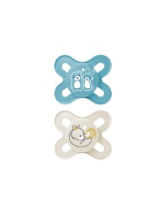 MAM Original Start Silicone Blau 0-2M 2 Stück
