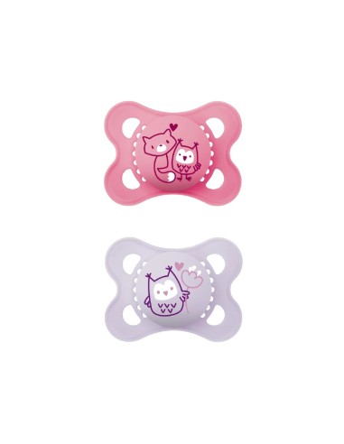 MAM Schnuller Original Silikon Rosa 2 Stücke 2-6M