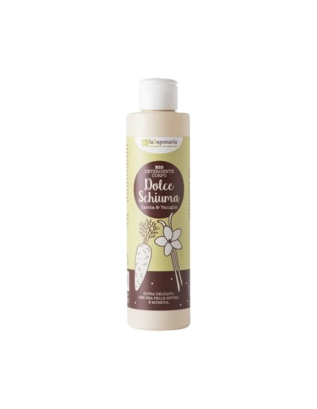 laSaponaria Sanftes Duschgel Vanille und Karotte 200ml