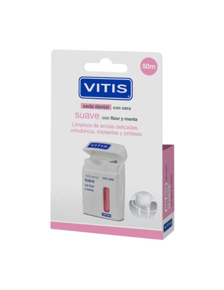 Vitis Soft Zahnseide Minze 50m