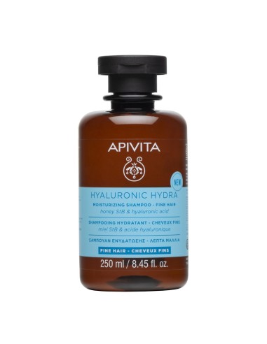 Apivita Hyaluronic Hydra Shampoo für Feines Haar 250ml