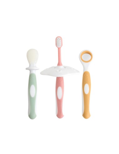 Saro Babyzahnbürsten X3 Rosa