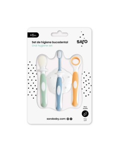 Saro Zahnbürsten Baby Blau X3 2