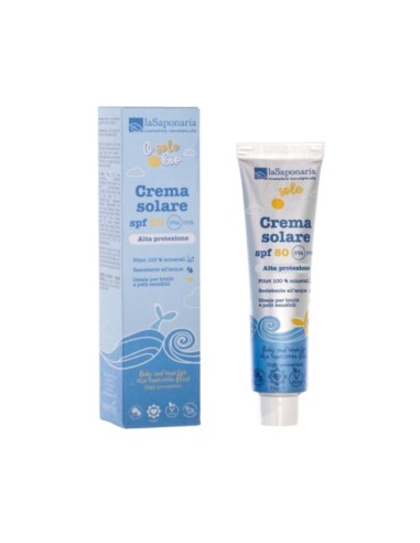 LaSaponaria Sonnencreme für Babys und empfindliche Haut SPF50 40ml