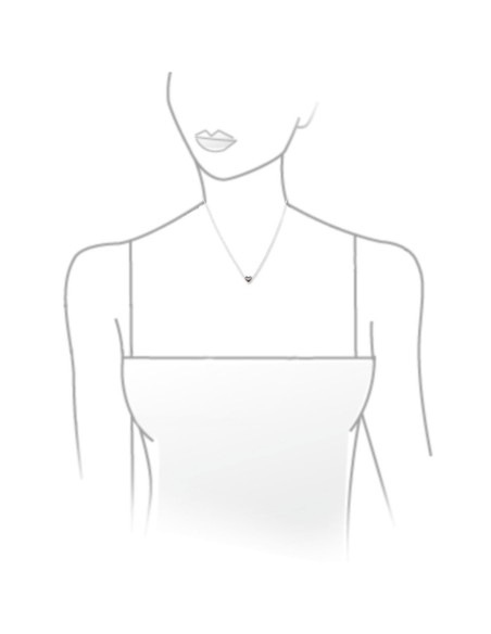 M Rio Margot Silber Halskette mit Sweetheart