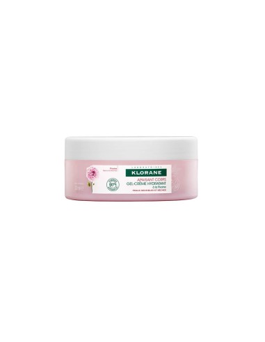 Klorane Peony Body Moisturizing Gel-Creme 200ml