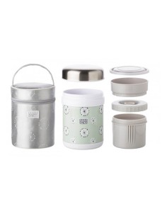 Saro Stahl Wärmebehälter mit Fall 2