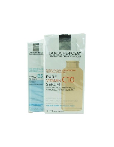 La Roche Posay Pack La Roche Posay reines Vitamin C10 Sérum 30ml Hyalu B5 Sérum Antirrugas 10ml