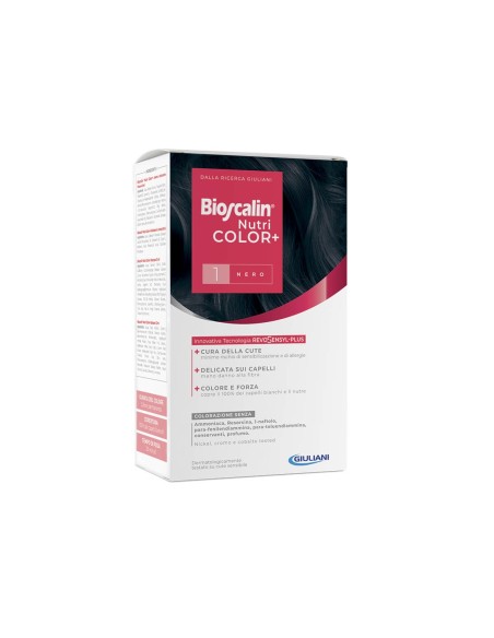 Bioscalin NutriColor Dauerhafte Farbe 1 Schwarz