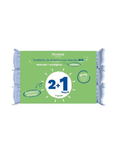 Mustela Trio Bio Reinigungstücher 60 Stück