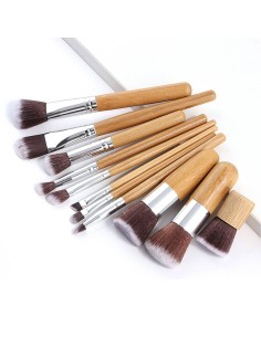 IAM Bamboo Handle Makeup Brush Set 2