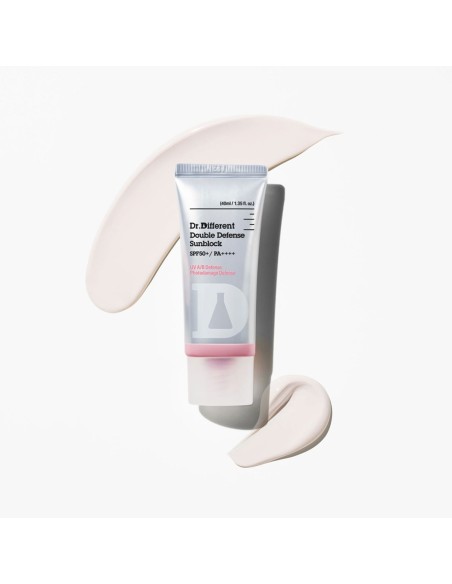 Dr. Different Double Defense Sunblock SPF50 40ml Dr. Different Double Defense Sunblock SPF50 40ml